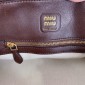 Miu miu Aventure nappa leather top-handle bag-Briarwood
