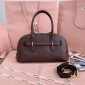 Miu miu Aventure nappa leather top-handle bag-Briarwood