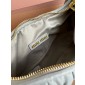 Miu Miu Wander matelassé nappa leather hobo bag-pearl grey