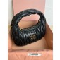 Miu Miu Wander matelassé nappa leather hobo bag-Black