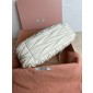 Miu Miu Wander matelassé nappa leather hobo bag-White