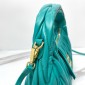 Miu Miu Wander matelassé nappa leather hobo bag-lagoon blue