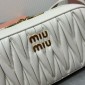 Matelassé nappa leather shoulder bag