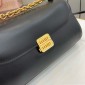 Miu Miu Leather shoulder bag-Black