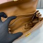 Miu Miu Leather shoulder bag-Cognac
