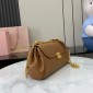 Miu Miu Leather shoulder bag-Cognac