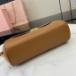 Miu Miu Leather shoulder bag-Cognac