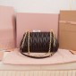 Matelassé nappa leather shoulder bag-Briarwood