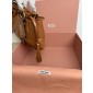 Miu Miu Small Joie nappa leather bag-Oak