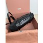 Miu Miu Small Joie nappa leather bag-Black