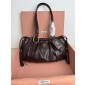 Miu Miu Small Joie nappa leather bag-Briardwood