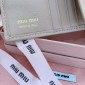 Miu miu Small matelassé nappa leather wallet