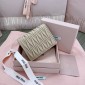 Miu miu Small matelassé nappa leather wallet