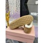 Miu Miu Shirling and suede Loafer, Size 35-41