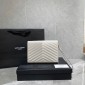 YSL clutch monogram in pelle  