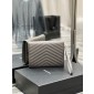 YSL clutch monogram in pelle  