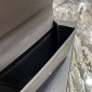 YSL clutch monogram in pelle  