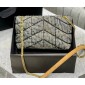 YSL Loulou Puffer denim bag