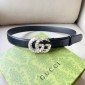 Gucci 30mm thin Leather belt 