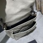 YSL Yves Saint Laurent Niki Medium Bag in Crinkled Vintage Leather 