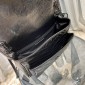 YSL Yves Saint Laurent Niki Medium Bag in Crinkled Vintage Leather 