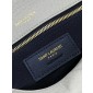 Saint Laurent Niki Medium in grained leather-Blanc Vintage