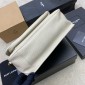 Saint Laurent Niki Medium in grained leather-Blanc Vintage