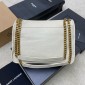 Saint Laurent Niki Medium in grained leather-Blanc Vintage