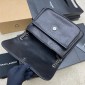 Saint Laurent Niki Medium in grained leather-Black