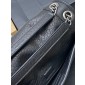Saint Laurent Niki Medium in grained leather-Black