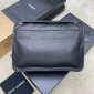 Saint Laurent Niki Medium in grained leather-Black