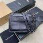 Saint Laurent Niki Baby in grained leather-black