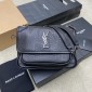 Saint Laurent Niki Baby in grained leather-black