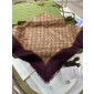 GG Print With Horsebit Silk Shawl