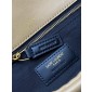 Saint Laurent Calypso Small in Plunged Lambskin-Natural Tan