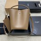 Saint Laurent LE 37 small in Shiny leather-Deep Musk