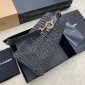 Saint Laurent LE 37 in Woven Raffia and Vegetable-Tanned leather