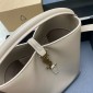 Saint Laurent LE 37 small in Shiny leather-Deep Beige