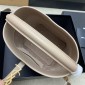 Saint Laurent LE 37 small in Shiny leather-Deep Beige