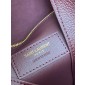 Saint Laurent LE 5 À 7 Supple Large in grained leather -Bordeaux 