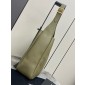 Saint Laurent LE 5 À 7 Supple Large in grained leather -Stone Moss