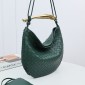 Bottega Veneta Large Sardine Bag-Emerald green