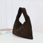Bottega Veneta Small Hop Shoulder Bag in Smooth suede-Fondant