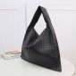 Bottega Veneta Large Hop Shoulder Bag -Chocolate