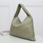 Bottega Veneta Large Hop Shoulder Bag-Travertine