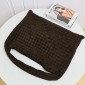Bottega Veneta Large Hop Shoulder Bag in smooth suede-Fondant