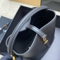 Saint Laurent LE 37 Mini in shiny leather-Black