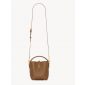 Saint Laurent LE 37 Mini in shiny leather-Fox