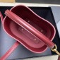 Saint Laurent LE 37 Mini in shiny leather-Rouge