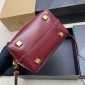 Saint Laurent LE 37 Mini in shiny leather-Rouge